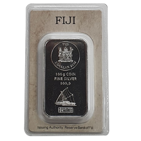 2018 100g Fiji Silver Coins